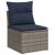 Set canapele de grădină cu perne, 11 piese, gri, poliratan GartenMobel Dekor