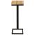 Mese laterale, 2 buc. 31,5x24,5x64,5 cm lemn de mango nefinisat GartenMobel Dekor
