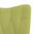 Scaun de relaxare cu taburet, verde, textil GartenMobel Dekor