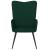 Scaun de relaxare, verde închis, catifea GartenMobel Dekor