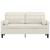 Canapea cu 2 locuri cu pernuțe, crem, 140 cm, catifea GartenMobel Dekor