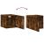 Dulap de depozitare slim, stejar fumuriu, 40x42,5x225 cm, lemn GartenMobel Dekor