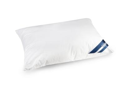 Perna moale si joasa 60x60 cm alba, pufoasa, Viseo by SomnArt