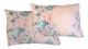 Pernă clasică Viseo din microfibră imprimată floral, 70x70 cm