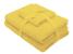 Set prosoape baie 3 piese galben 500 GSM din bumbac SomnArt