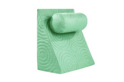 Perna ortopedica antireflux pentru citit si TV, cu husa detasabila, Vernil, 60x68x30 cm