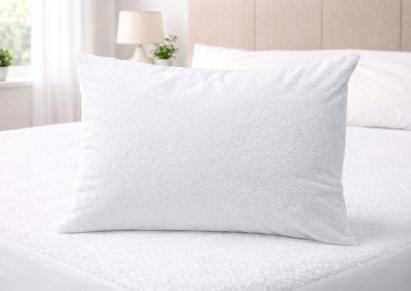 Husă de pernă impermeabilă din frotir bumbac cu fermoar, 50x70 cm