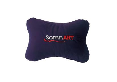 Perna pentru tetiera auto Somnart, mov, 32x23 cm, suport gat