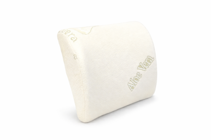 Perna lombara din memory foam Aloe Vera pentru birou si masina