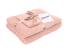 Set prosoape bumbac Somnart, 600gsm, de fata 50x90 cm + de corp 70x140 + de maini 30x50 cm - roz