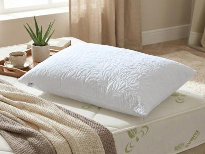 Perna ajustabila 50x70 Somnia, lavabila, microfibra alba