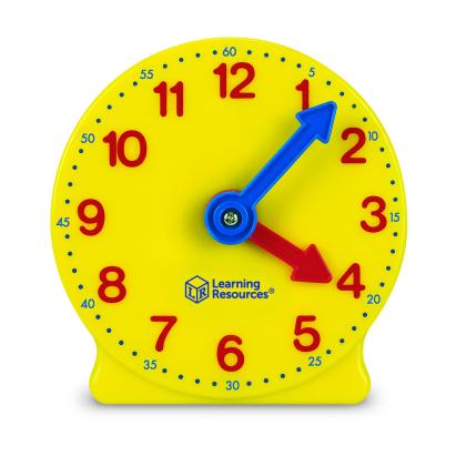 Ceas educativ din plastic pentru invatarea orei, 12 ore, 10 cm