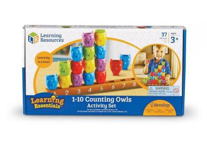 Joc matematic educativ Bufnițele socotesc, 37 piese, 3+ ani