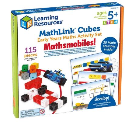 Set MathLink Vehicule STEM cu 115 piese pentru matematica, 5 ani+