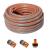 Furtun de gradina, 6 straturi, antirasucire, 3/4", 25 m, cuple, adaptor, Richmann Exclusive GartenVIP DiyLine