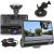 Camera auto DVR tripla Full HD 1080P cu Night Vision si 3 camere