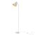 Lampadar Belfast alb reglabil din metal, design modern, 165 cm