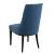 Scaun dining Chester tapitat, albastru inchis, 100x53x60 cm