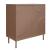 Comodă living Holea cu 2 uși, maro mocha, 75x70x34 cm