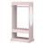 Garderobă pentru copii cu oglindă roz Vestnes 120x63x38 cm