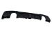 Difuzor Bara Spate pentru Evacuare Dubla Stanga BMW Seria 3 E90 E91 (2004-2012) M Design Negru Lucios Performance AutoTuning