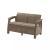 Canapea de gradina Curver Corfu cappuccino cu perne nisip