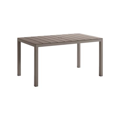 Masă de grădină din plastic Leziter Tulsa cappuccino, 6 persoane