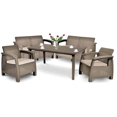 Set mobilier de grădină Curver Corfu Fiesta II Duo cu masă Future