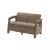 Set mobilier de grădină Curver Corfu Large II Lyon 6+1 cappuccino