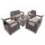 Set mobilier de grădină Curver Corfu Large II Lyon 6+1 cappuccino