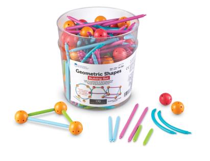 Set de construcție forme geometrice 2D și 3D pentru copii