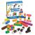 Set MathLink pentru constructii 3D STEM, 100 cuburi colorate