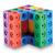Set MathLink pentru constructii 3D STEM, 100 cuburi colorate