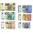 Set educativ bani de jucărie Euro, 60 bancnote pentru copii 3-7 ani