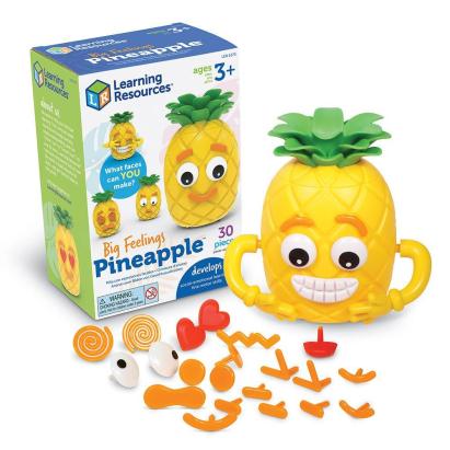 Joc interactiv pentru copii Descopera emotiile, ananas cu 30 piese