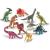Set de sortare cu dinozauri jucausi, 60 piese, Learning Resources