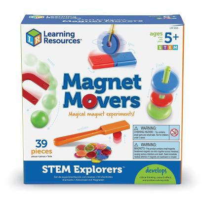 Set STEM Magie cu magneți Learning Resources, 39 piese, 5+ ani