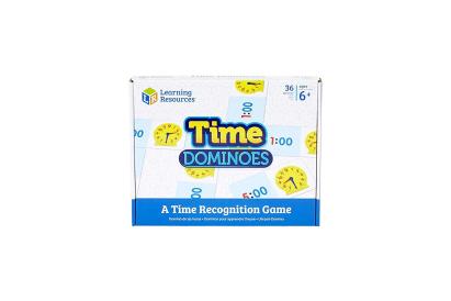 Joc domino educativ pentru invatarea ceasului, 36 piese, 6 ani+