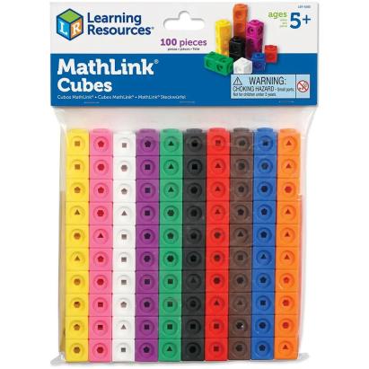 Set 100 cuburi interconectabile MathLink pentru matematica si constructie