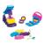 Set nisip modelabil Playfoam Atelierul Magic cu 3 kg si accesorii