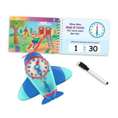 Set educativ cu ceas pentru copii, E timpul sa invatam, 4 ani+