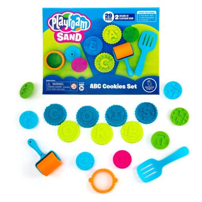 Set nisip magic Playfoam ABC pentru litere si prajiturele, 29 piese
