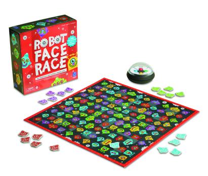 Joc de observatie Cursa roboteilor pentru copii 4-8 ani, 2-4 jucatori