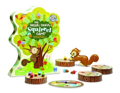 Joc educativ Veverita vicleana pentru potrivirea culorilor, 3-7 ani