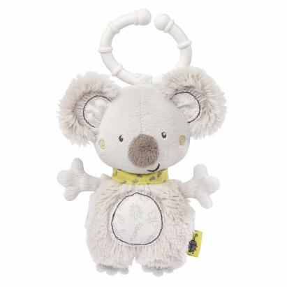 Jucărie de plus mini Koala cu inel de prindere și zornăitoare, 14 cm