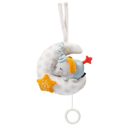 Jucărie muzicală elefănțel somnoros pentru bebeluși, 18 cm