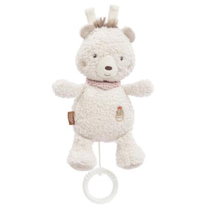 Jucarie muzicala ursulet pentru somn bebelusi, moale, 21 cm