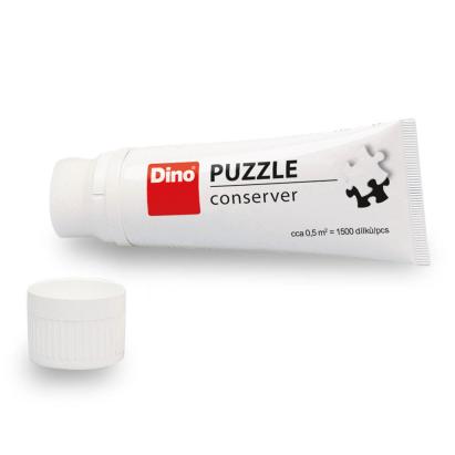 Adeziv pentru puzzle Dino 70 ml, pentru fixare si protectie