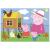 Puzzle Peppa Pig Puișorii, 24 piese, carton rezistent, 4 ani+