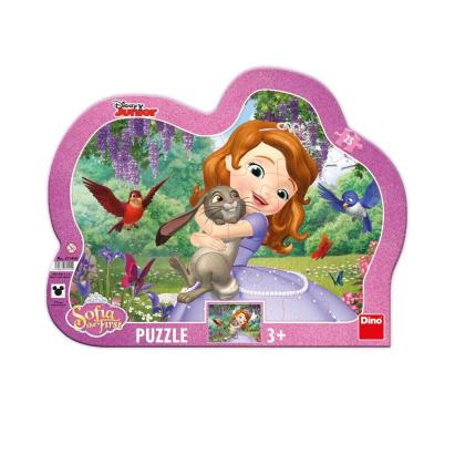 Puzzle cu ramă Prințesa Sofia și prietenii, 25 piese, 3 ani+